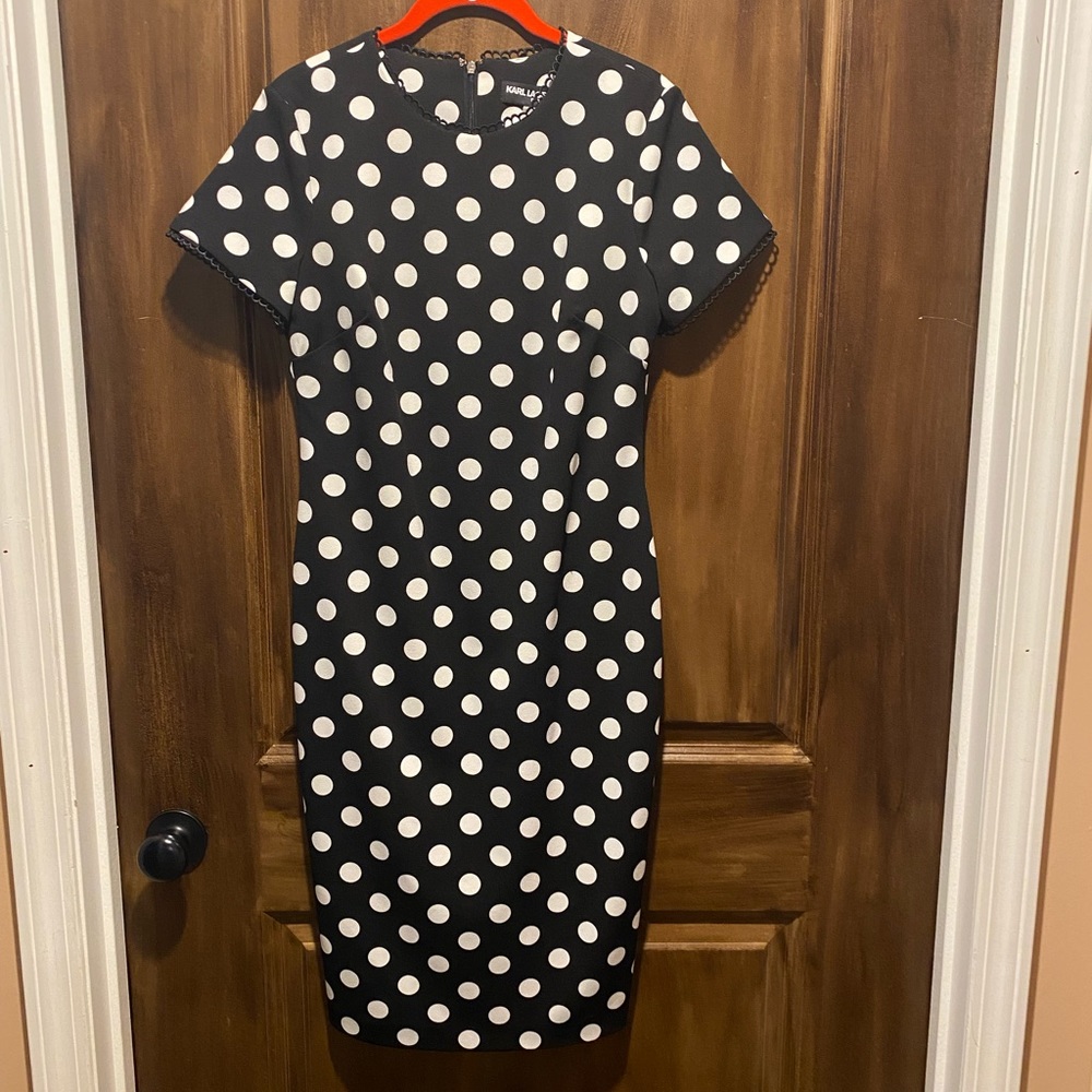 Karl Lagerfeld Polka Dot Dress